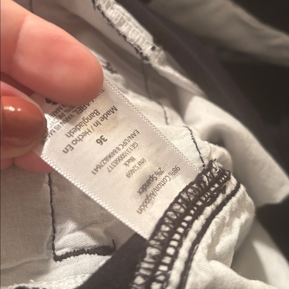 3 Pair George Men's Flat Front Shorts - Black, Gray, Blue - Picture 7 of 7